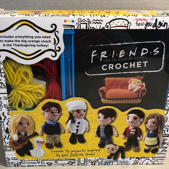 Friends TV Show Complete  Crochet Kit Make 13 Characters & Accessories Pls Read - Picture 1 of 8